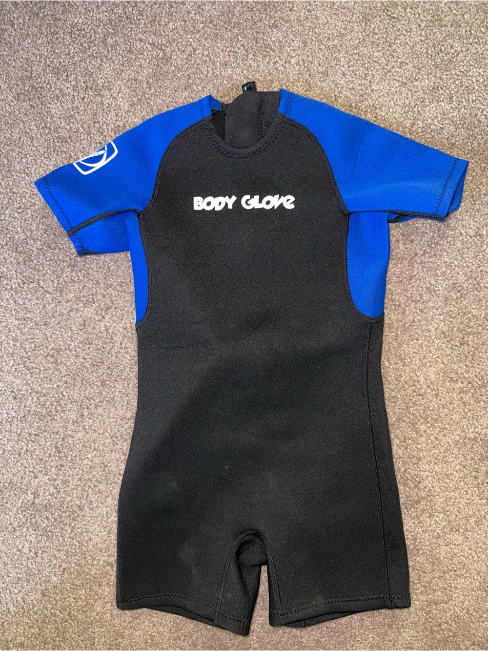 Body Glove Kids Black & Blue Short Sleeve Swim Rashguard